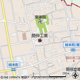 埼玉県草加市柿木町1186周辺の地図
