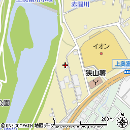 埼玉県狭山市上奥富1231周辺の地図