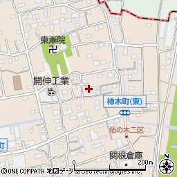 埼玉県草加市柿木町1166周辺の地図