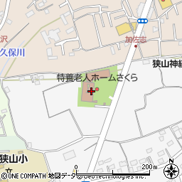 埼玉県狭山市加佐志104周辺の地図