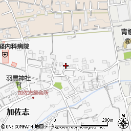 埼玉県狭山市加佐志34周辺の地図
