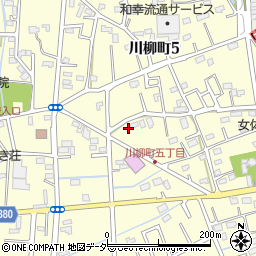 埼玉県越谷市川柳町5丁目225周辺の地図