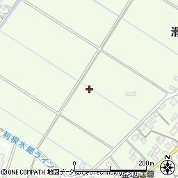 千葉県成田市滑川周辺の地図