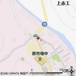 埼玉県飯能市原市場633-1周辺の地図