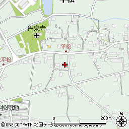 平松自治会館周辺の地図