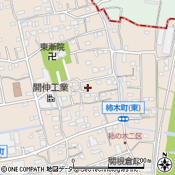 埼玉県草加市柿木町1164周辺の地図
