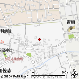 埼玉県狭山市加佐志33周辺の地図