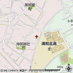 埼玉県さいたま市桜区塚本43周辺の地図