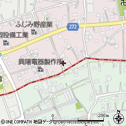 埼玉県ふじみ野市駒林139-2周辺の地図