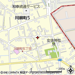 埼玉県越谷市川柳町5丁目267周辺の地図