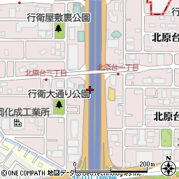 埼玉県川口市北原台周辺の地図