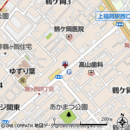 サンディ鶴ヶ岡店駐車場周辺の地図