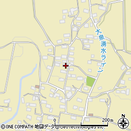 山梨県北杜市大泉町谷戸3834周辺の地図