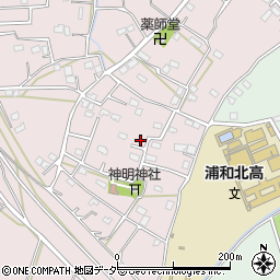 埼玉県さいたま市桜区塚本46周辺の地図