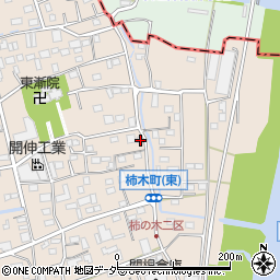 埼玉県草加市柿木町1156周辺の地図