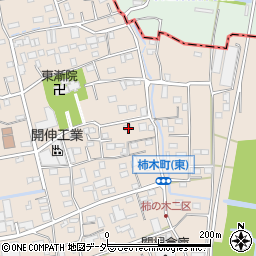 埼玉県草加市柿木町1158周辺の地図