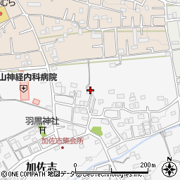 埼玉県狭山市加佐志36周辺の地図
