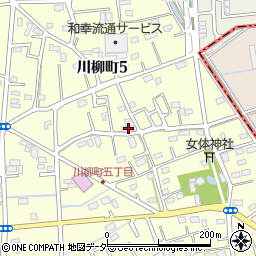 埼玉県越谷市川柳町5丁目235-1周辺の地図