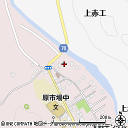 埼玉県飯能市原市場573-4周辺の地図