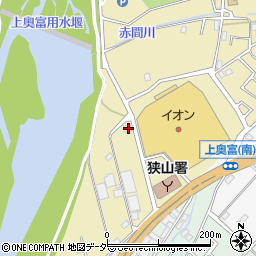 埼玉県狭山市上奥富1210周辺の地図