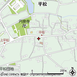 埼玉県飯能市平松140周辺の地図