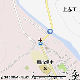 埼玉県飯能市原市場566-1周辺の地図