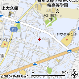 ヤクルト埼玉ヤクルト　販売大久保センター周辺の地図
