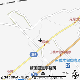 長野県木曽郡木曽町日義3304-2周辺の地図