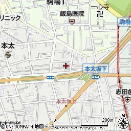 埼玉県さいたま市浦和区本太5丁目29-15周辺の地図