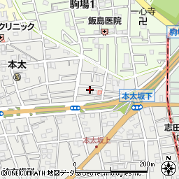 埼玉県さいたま市浦和区本太5丁目29周辺の地図