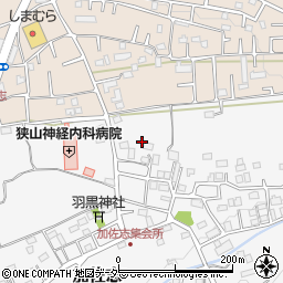 埼玉県狭山市加佐志37周辺の地図