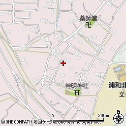 埼玉県さいたま市桜区塚本25周辺の地図