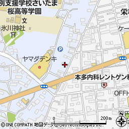 埼玉県さいたま市桜区上大久保721周辺の地図