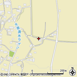 山梨県北杜市大泉町谷戸4591周辺の地図