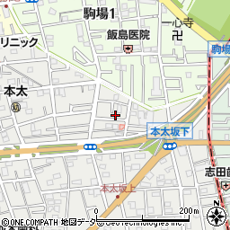 埼玉県さいたま市浦和区本太5丁目29-13周辺の地図