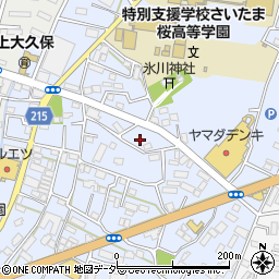 埼玉県さいたま市桜区上大久保623-1周辺の地図
