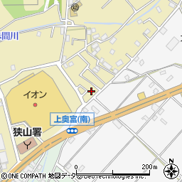 埼玉県狭山市上奥富1125周辺の地図