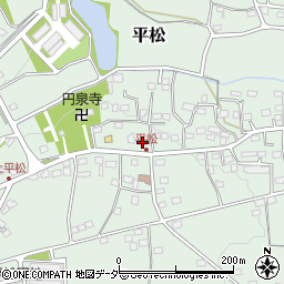 埼玉県飯能市平松371周辺の地図