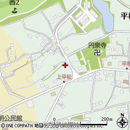 埼玉県飯能市平松88周辺の地図