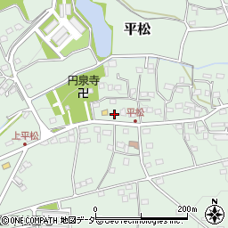 埼玉県飯能市平松373周辺の地図