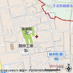 埼玉県草加市柿木町1275-7周辺の地図