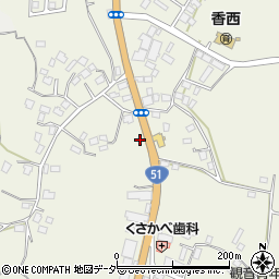 千葉県香取市鳥羽110周辺の地図