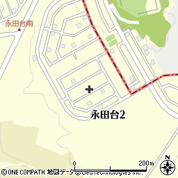 埼玉県飯能市永田台周辺の地図