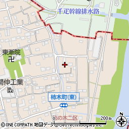 埼玉県草加市柿木町2170-1周辺の地図