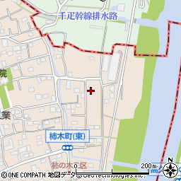 埼玉県草加市柿木町2099周辺の地図