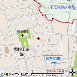 埼玉県草加市柿木町1275周辺の地図