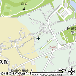 埼玉県飯能市平松439周辺の地図