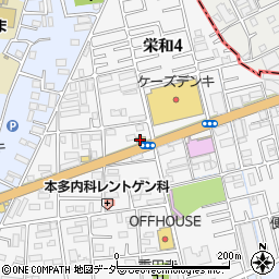 セブンイレブン浦和栄和店周辺の地図