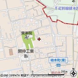 埼玉県草加市柿木町1275-11周辺の地図