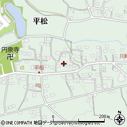 埼玉県飯能市平松341周辺の地図